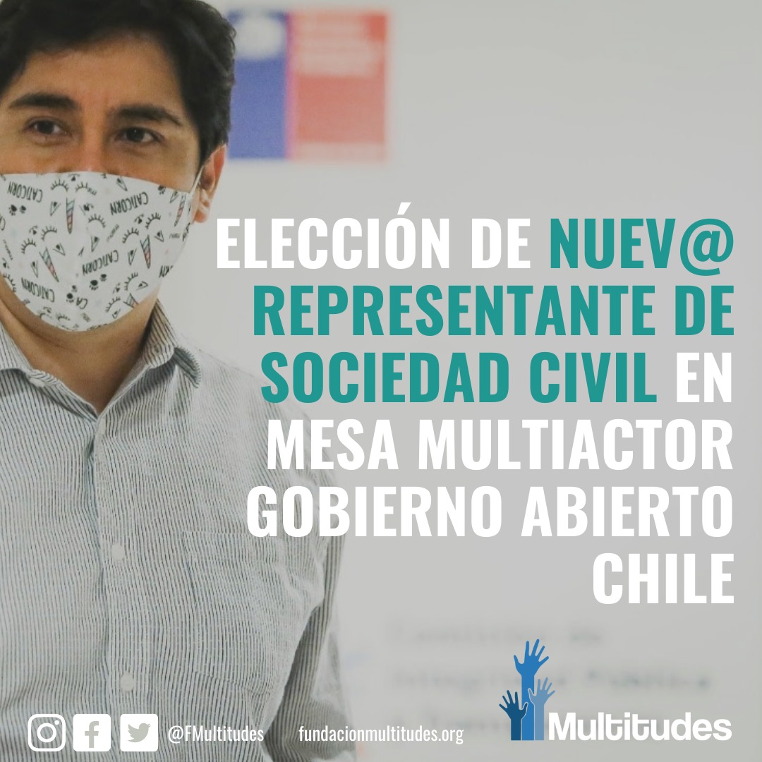 Comienza proceso de selección del nuevo representante de la Sociedad Civil ante la Mesa Multiactor de Gobierno Abierto